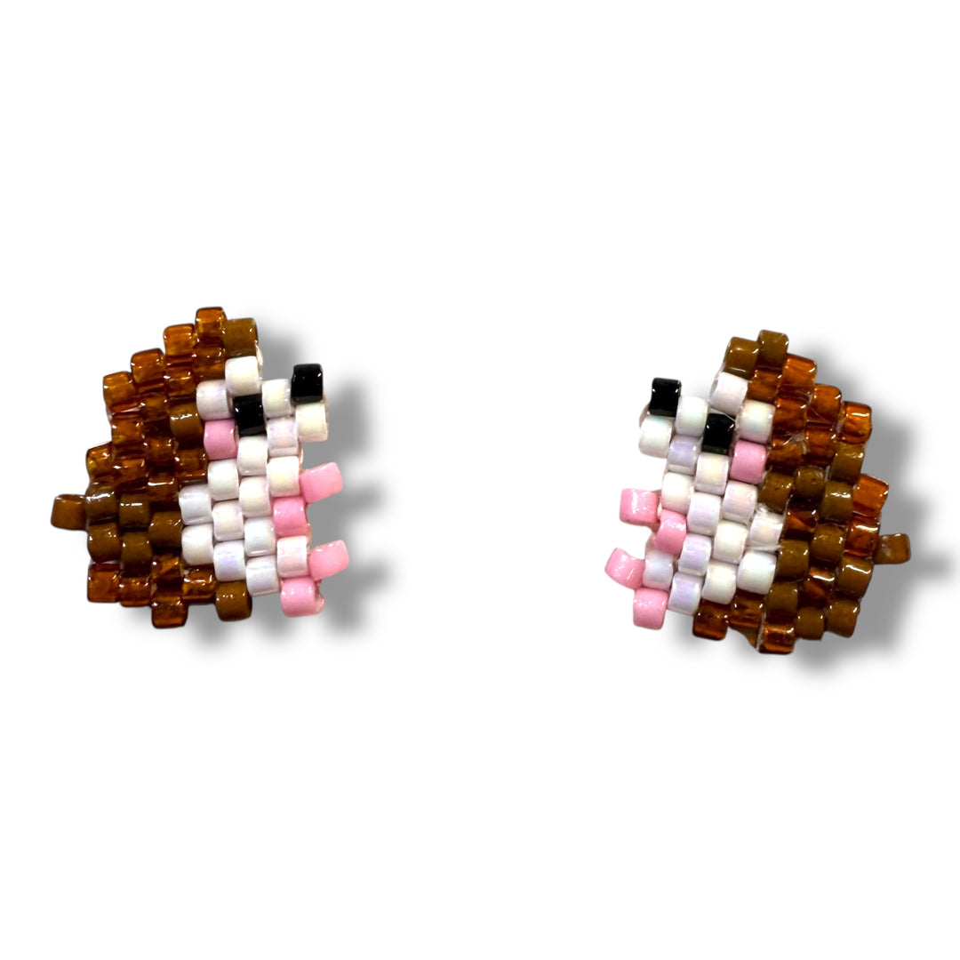 Aretes princesa de erizo
