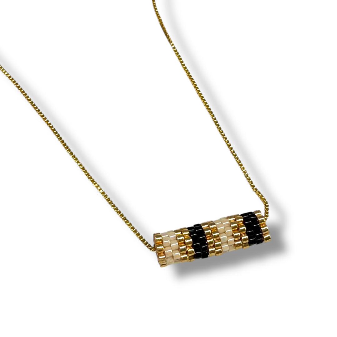 Cadena bloque nude negro