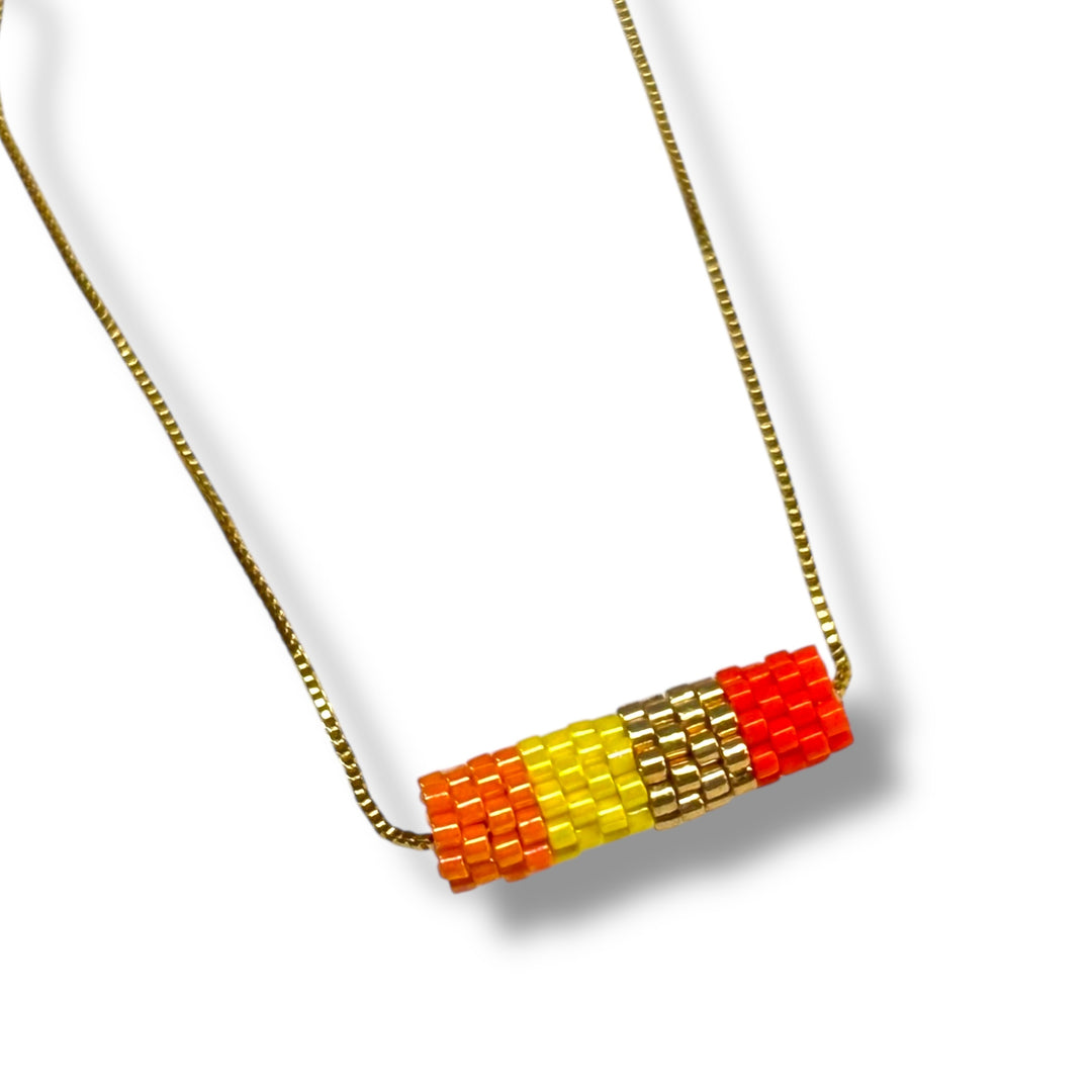 Cadena bloque naranja
