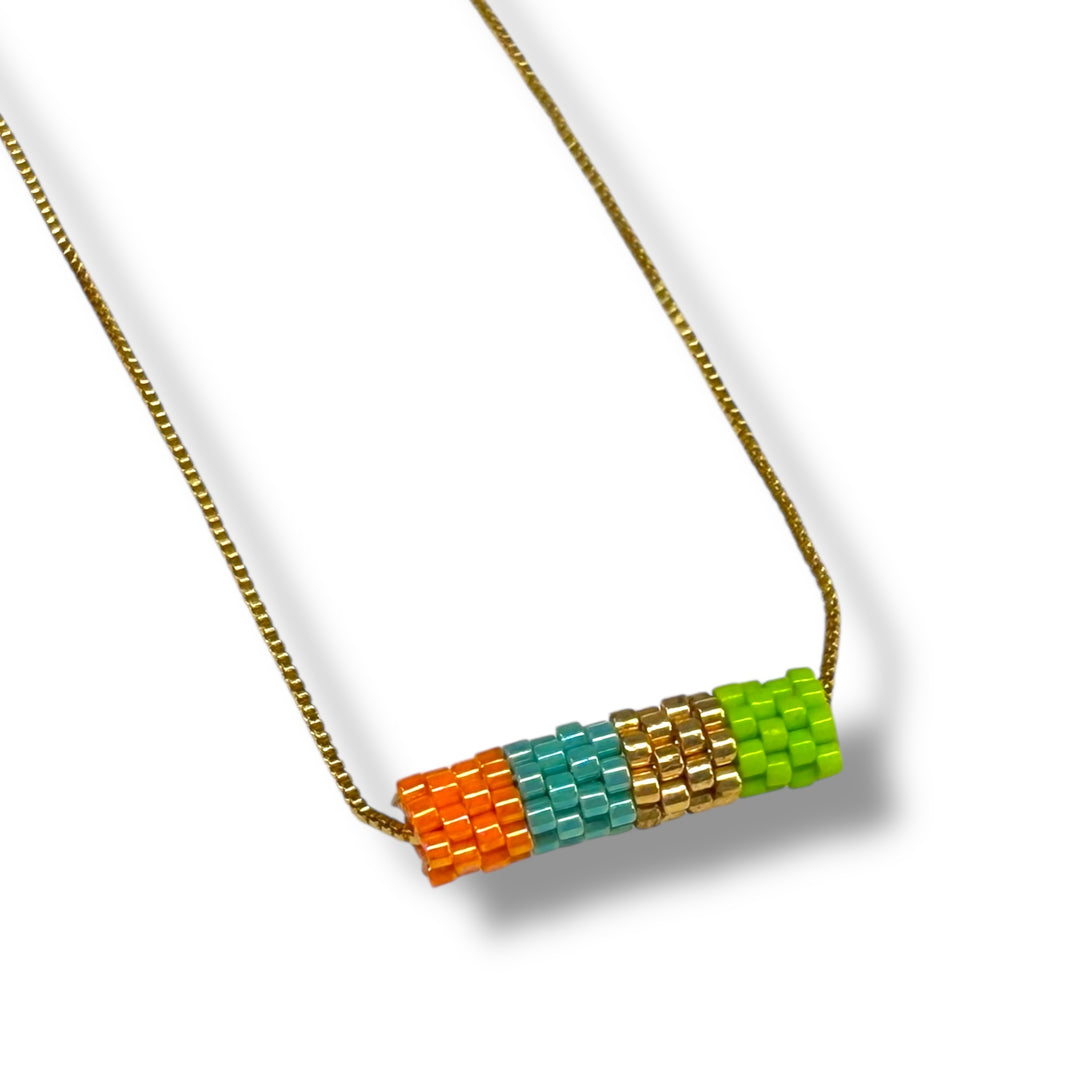 Cadena bloque multicolor