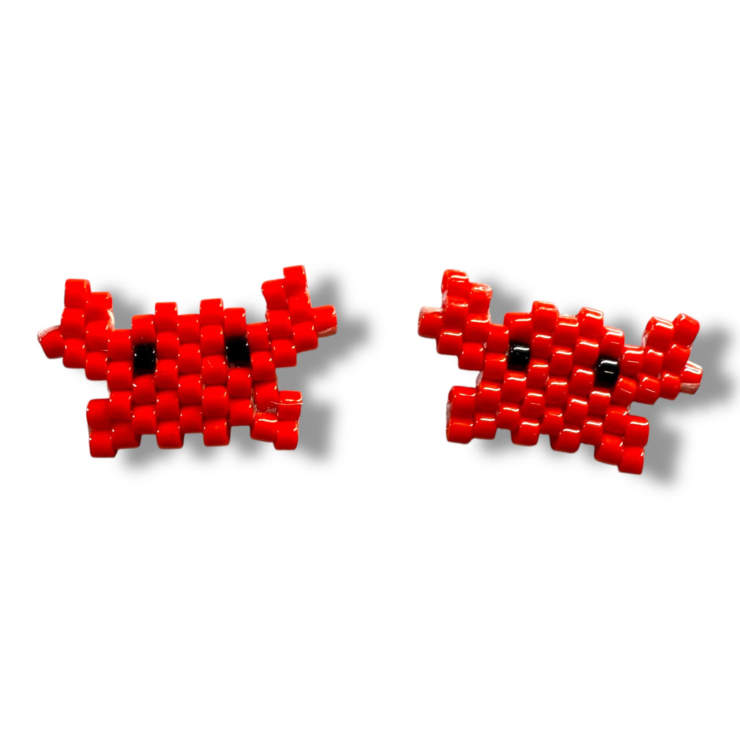 Aretes princesa de cangrejos