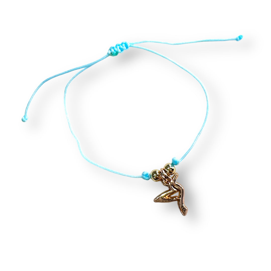 Pulsera colibrí dorado