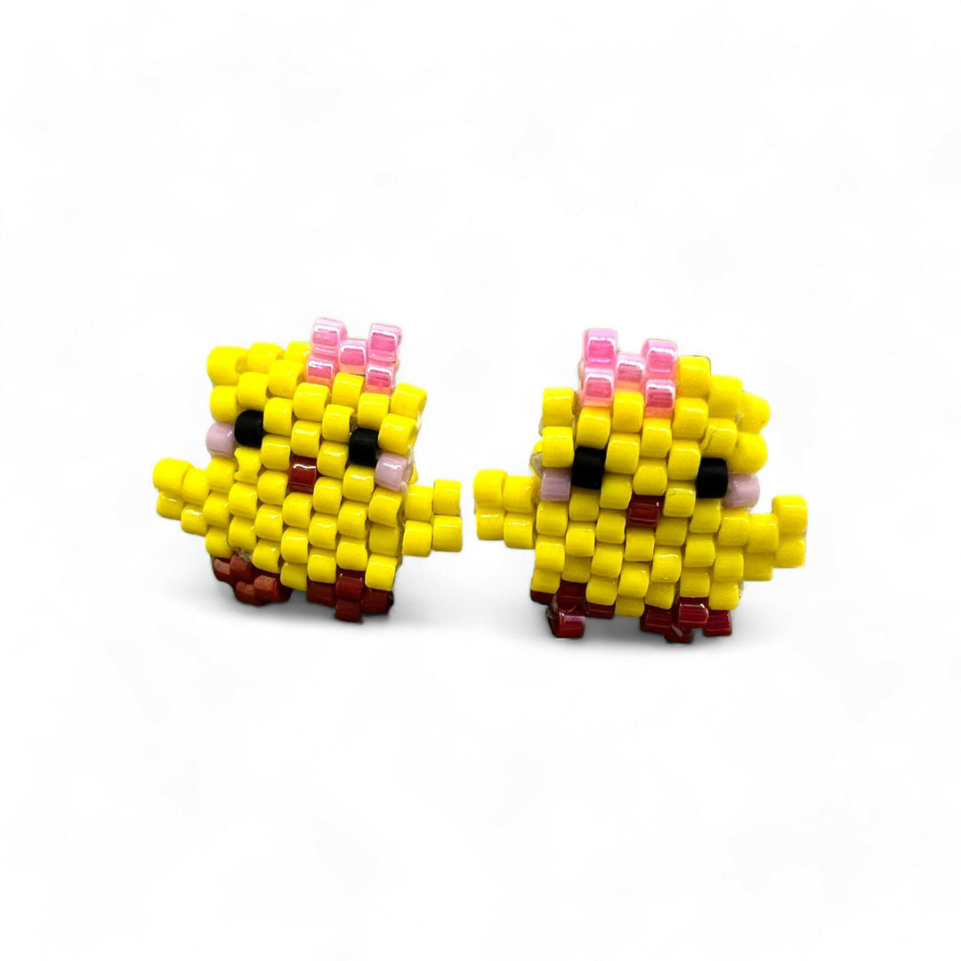 Aretes princesa pollitos