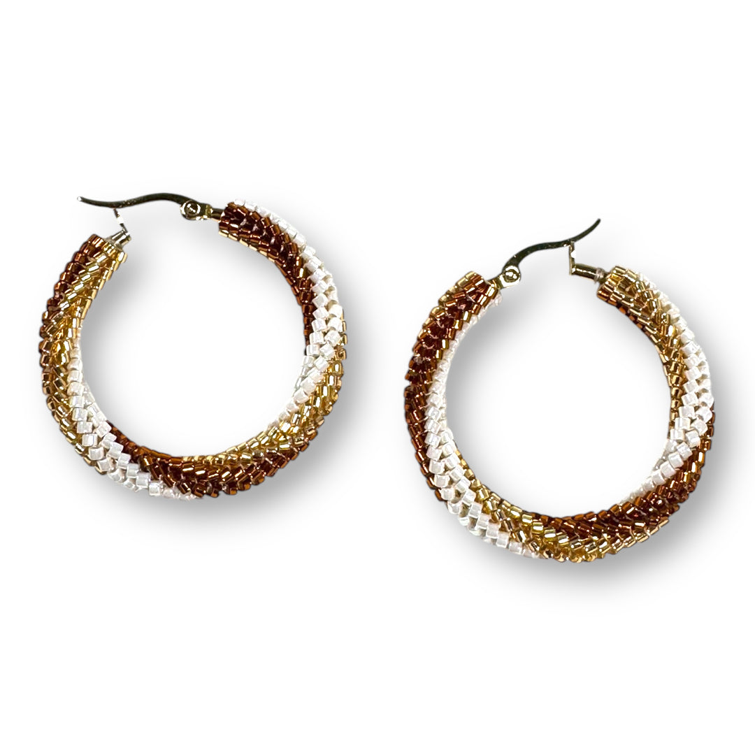 Aretes Hoops Isabela pequeños