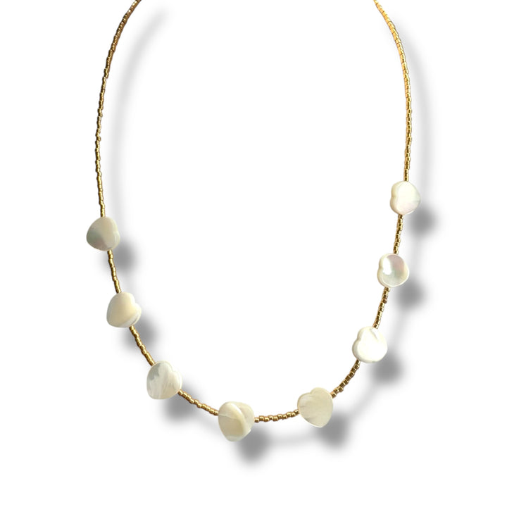 Cadena choker de nácar