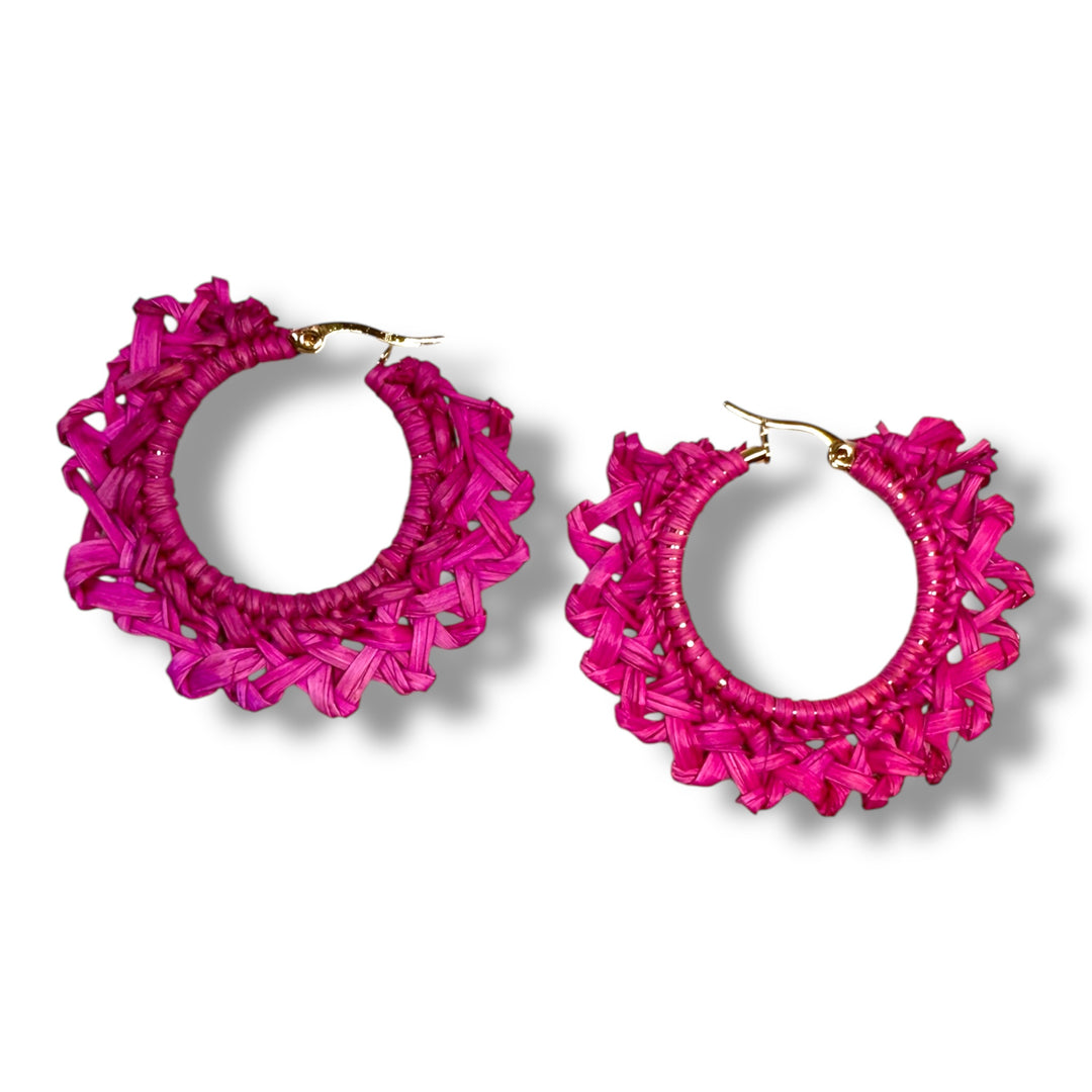 Aretes hoops de Iraca