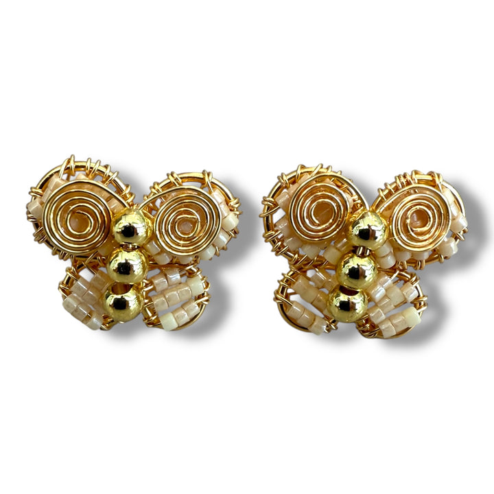 Aretes mini mariposas