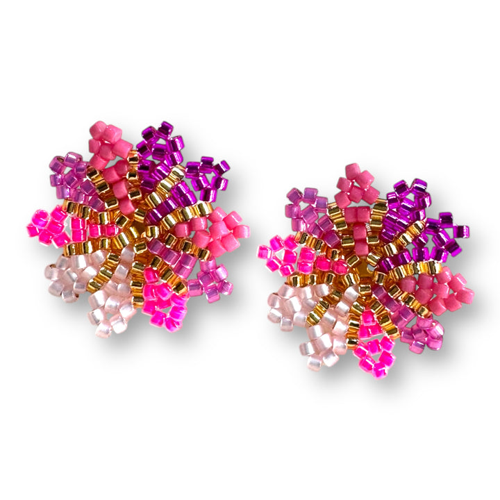 Aretes mini flor de loto