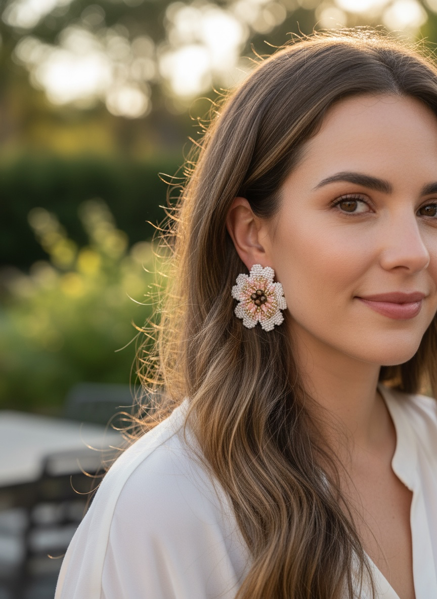 Aretes flor de lirio