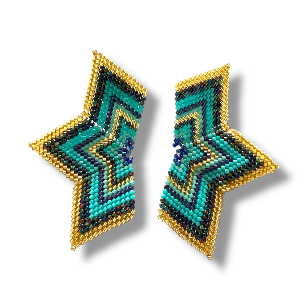 Aretes medias estrellas