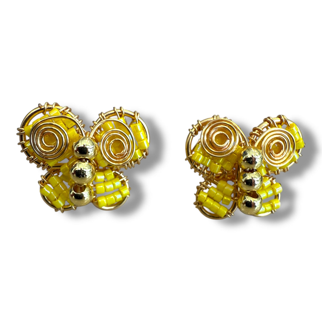 Aretes mini mariposas