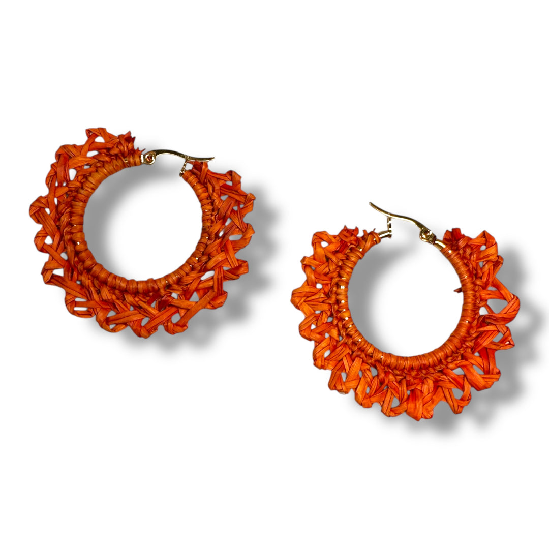 Aretes hoops de Iraca