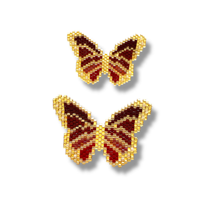 Aretes mariposas medium