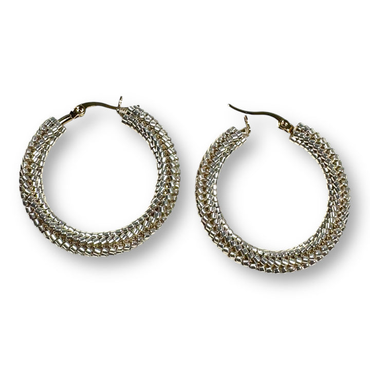 Aretes Hoops Isabela pequeños