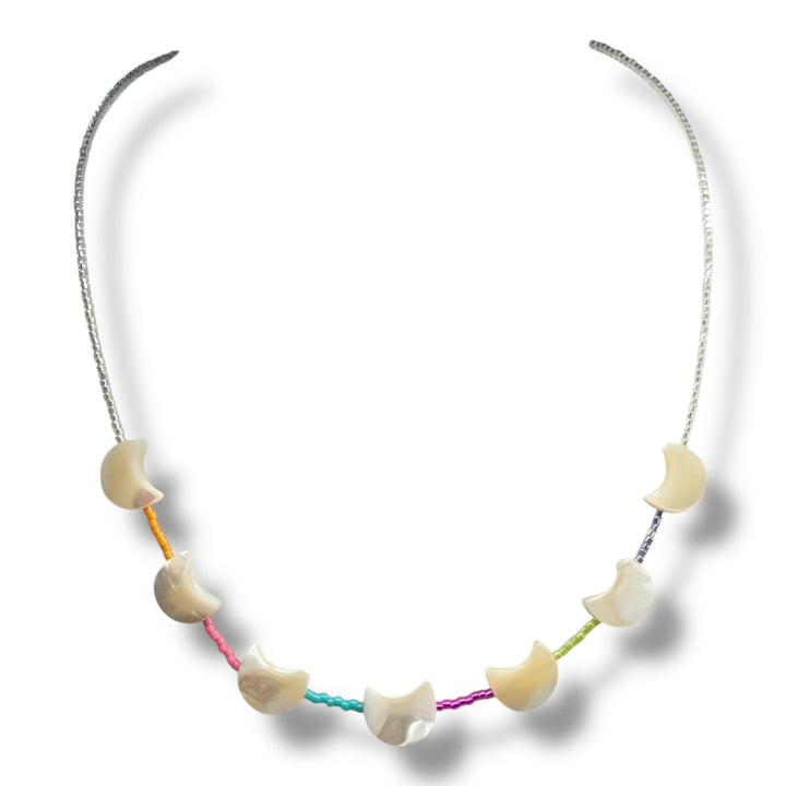 Cadena choker de nácar