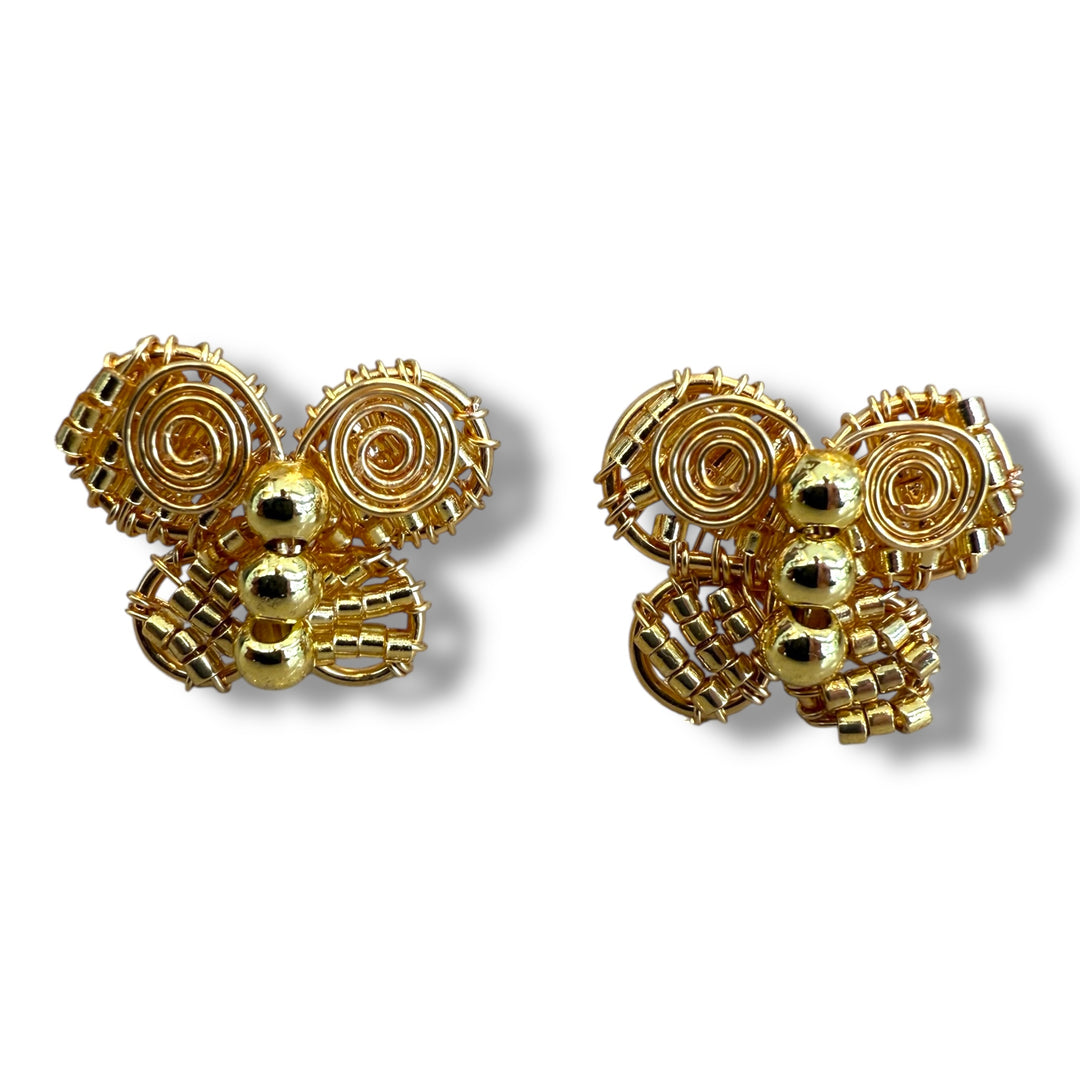 Aretes mini mariposas