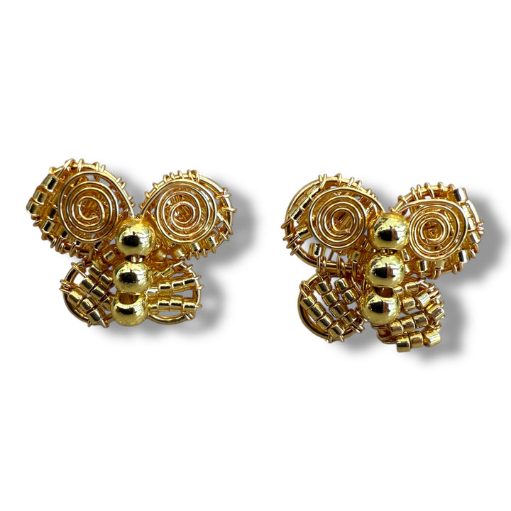 Aretes mini mariposas