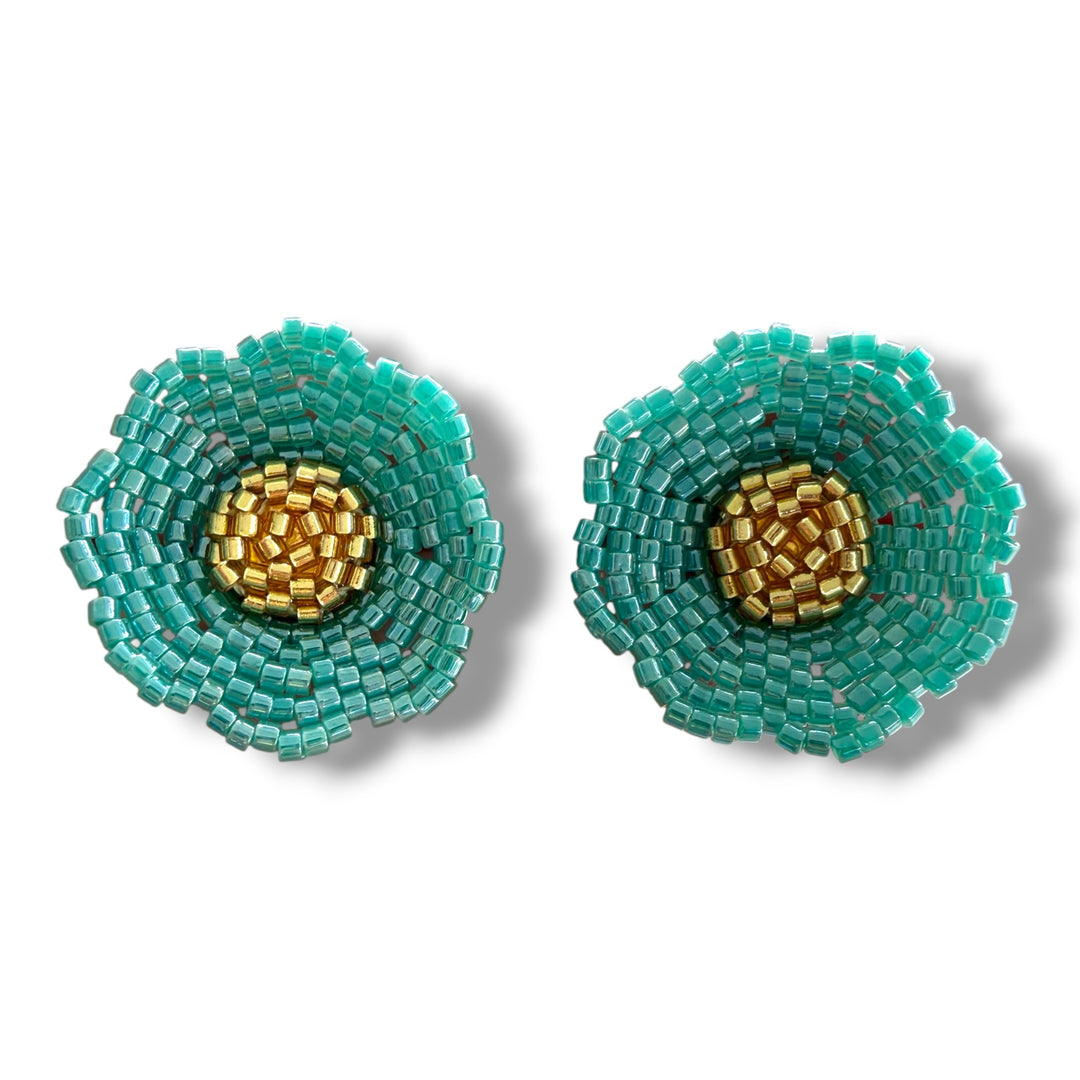 Aretes mini flor