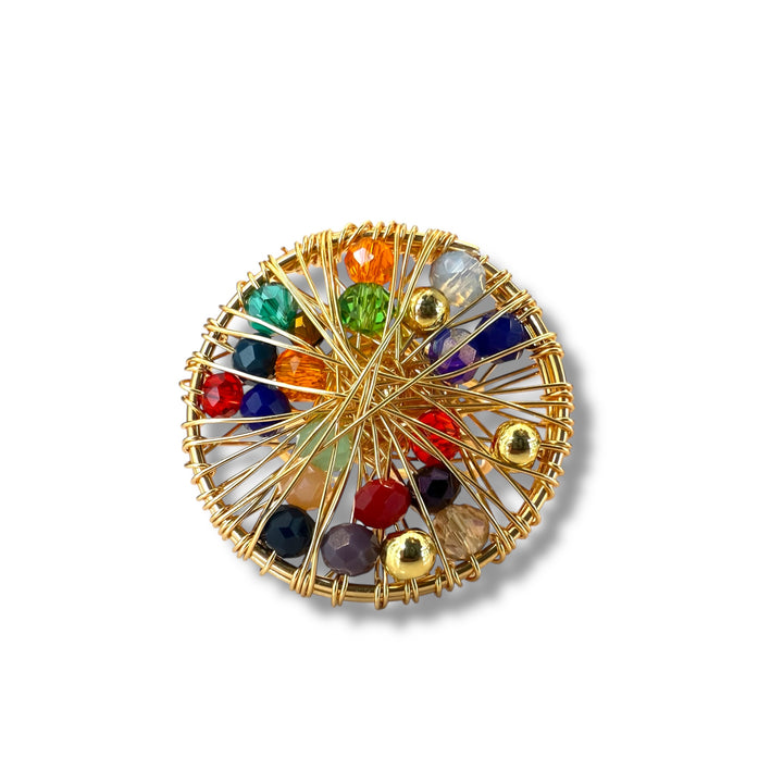 Aretes Salome multicolores