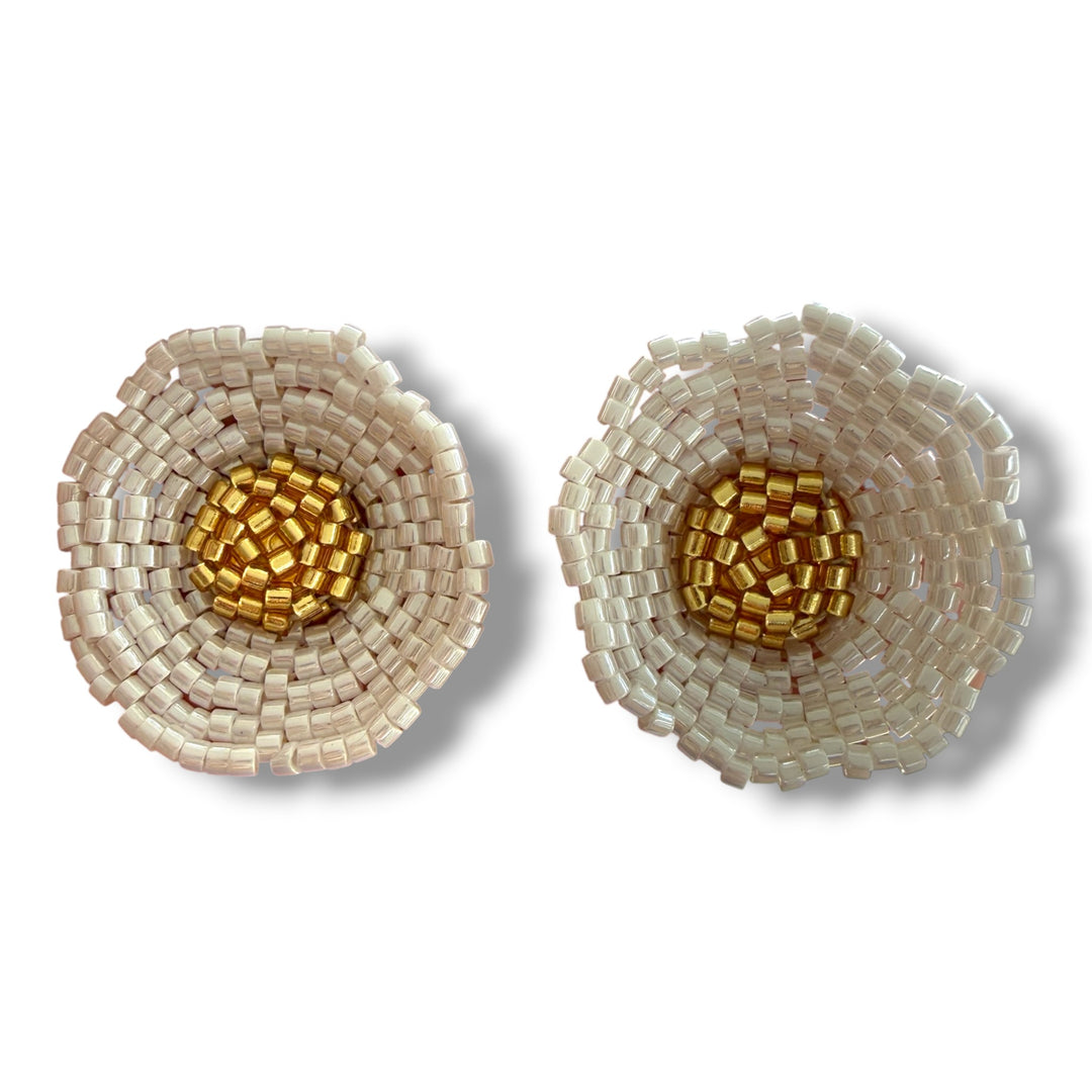 Aretes mini flor