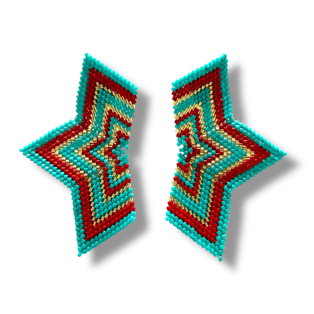 Aretes medias estrellas