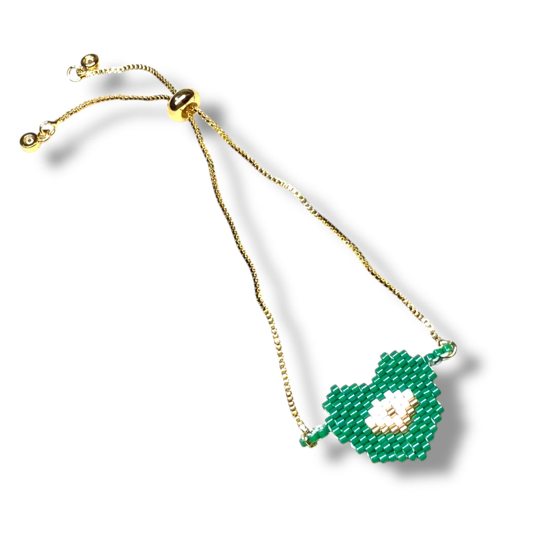 Pulsera corazón de ojo turco