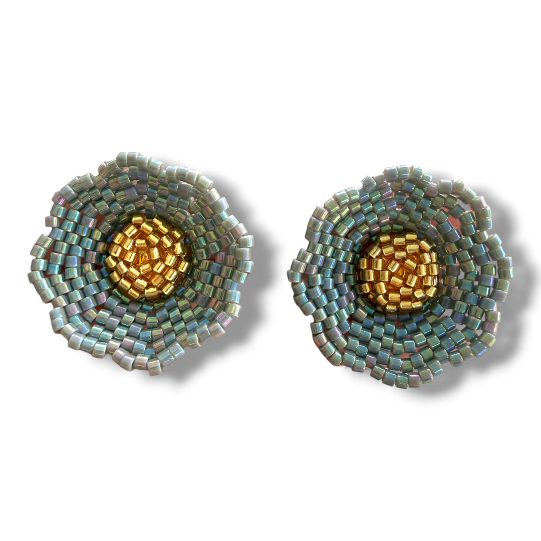 Aretes mini flor