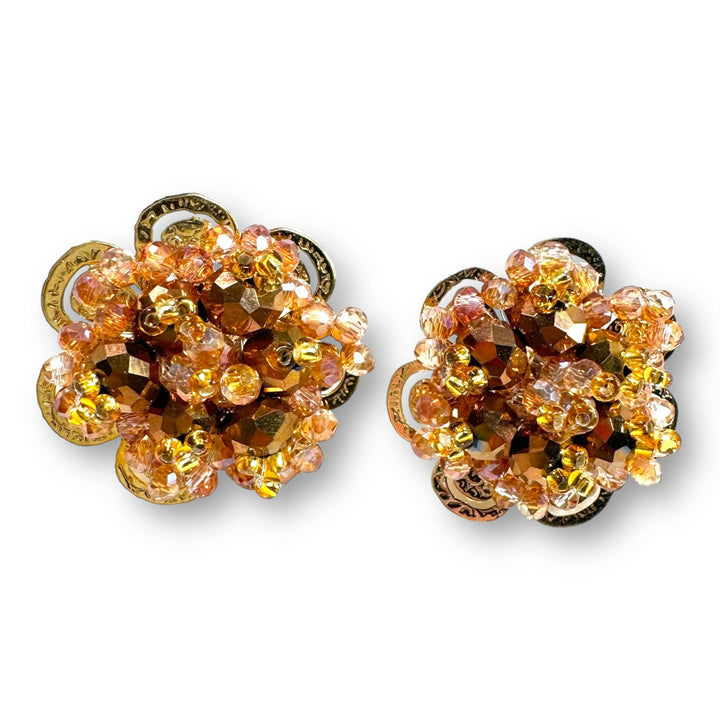 Aretes flor de cristal