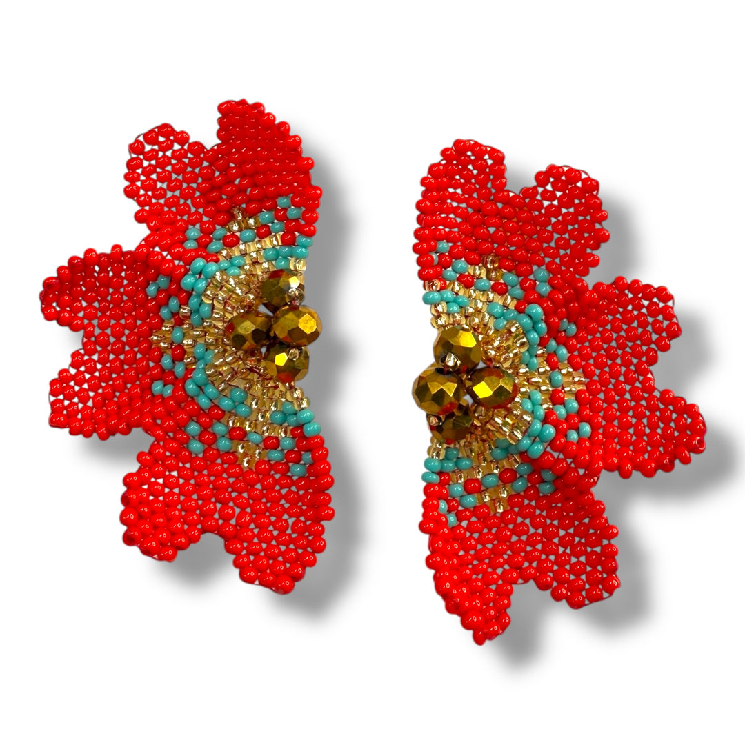 Aretes medios lirios