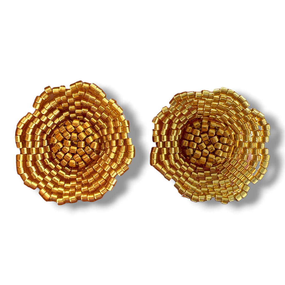 Aretes mini flor