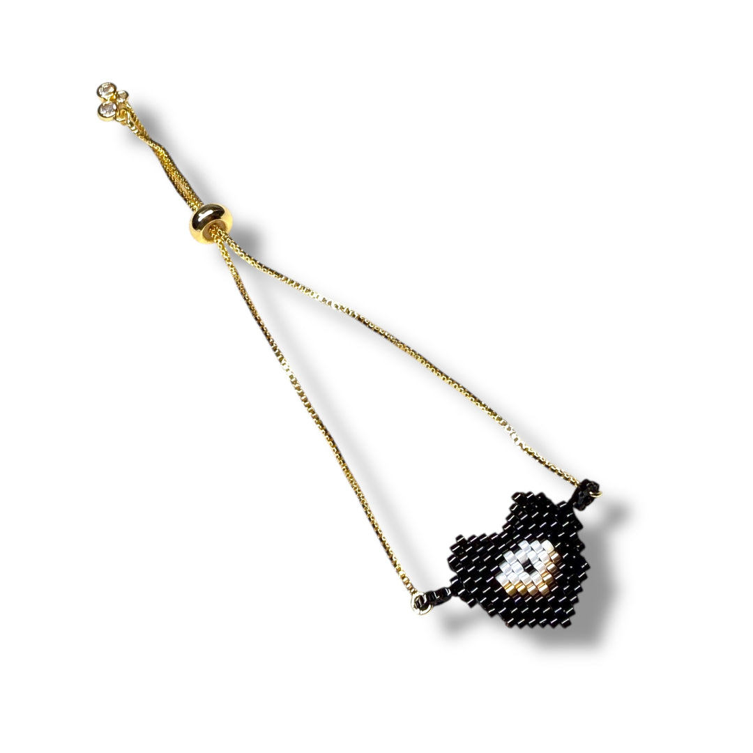 Pulsera corazón de ojo turco