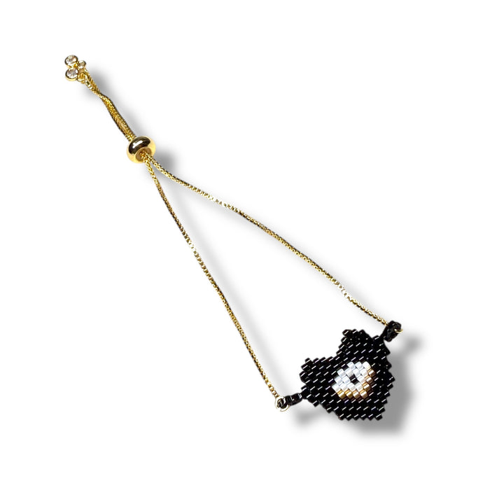 Pulsera corazón de ojo turco