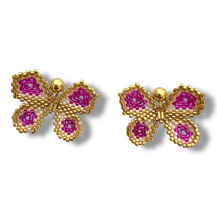 Aretes mini mariposas