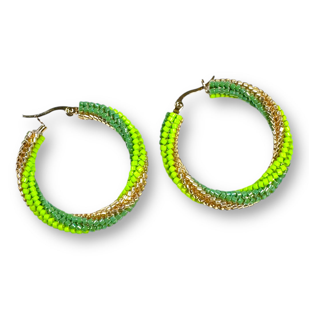 Aretes Hoops Isabela pequeños