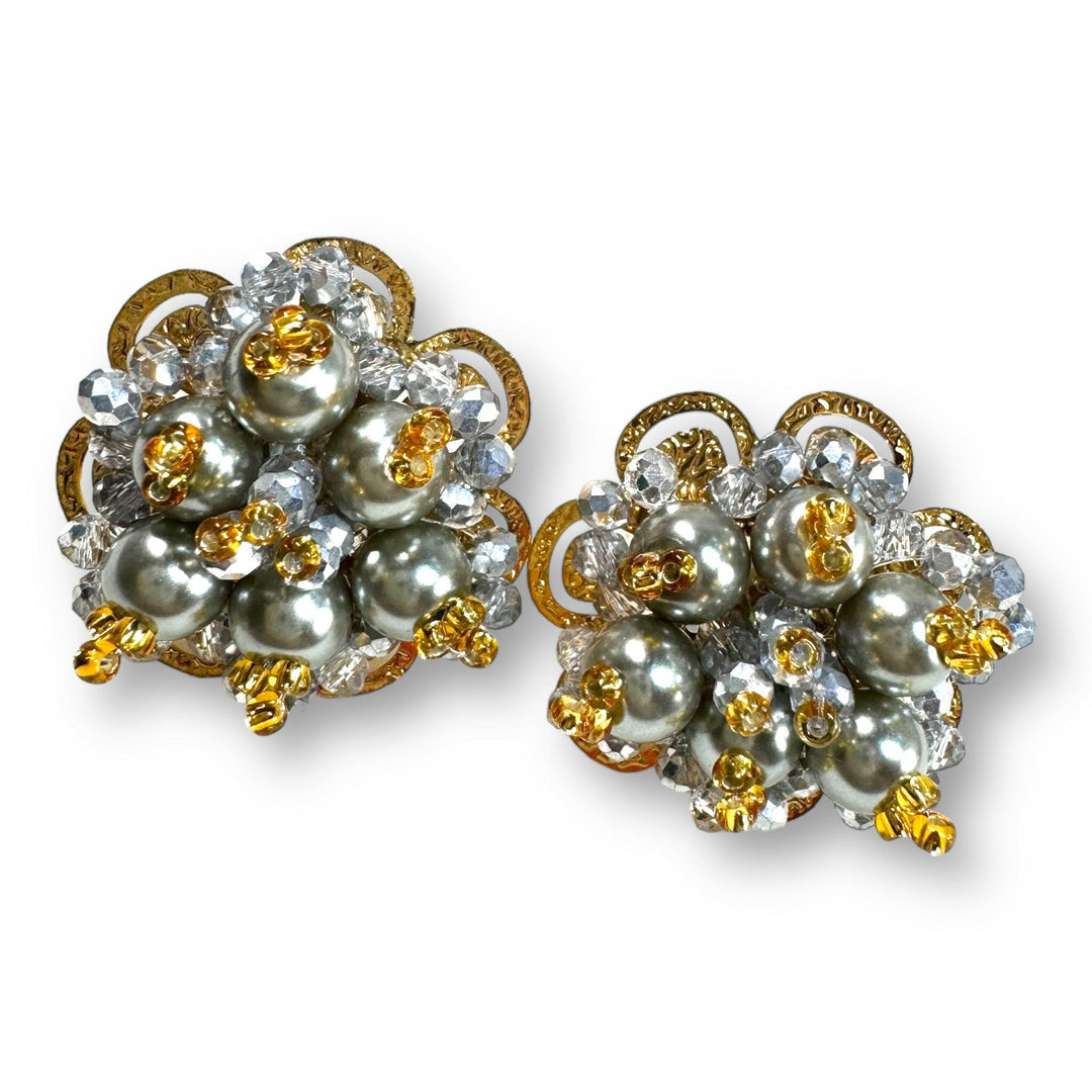 Aretes flor de cristal