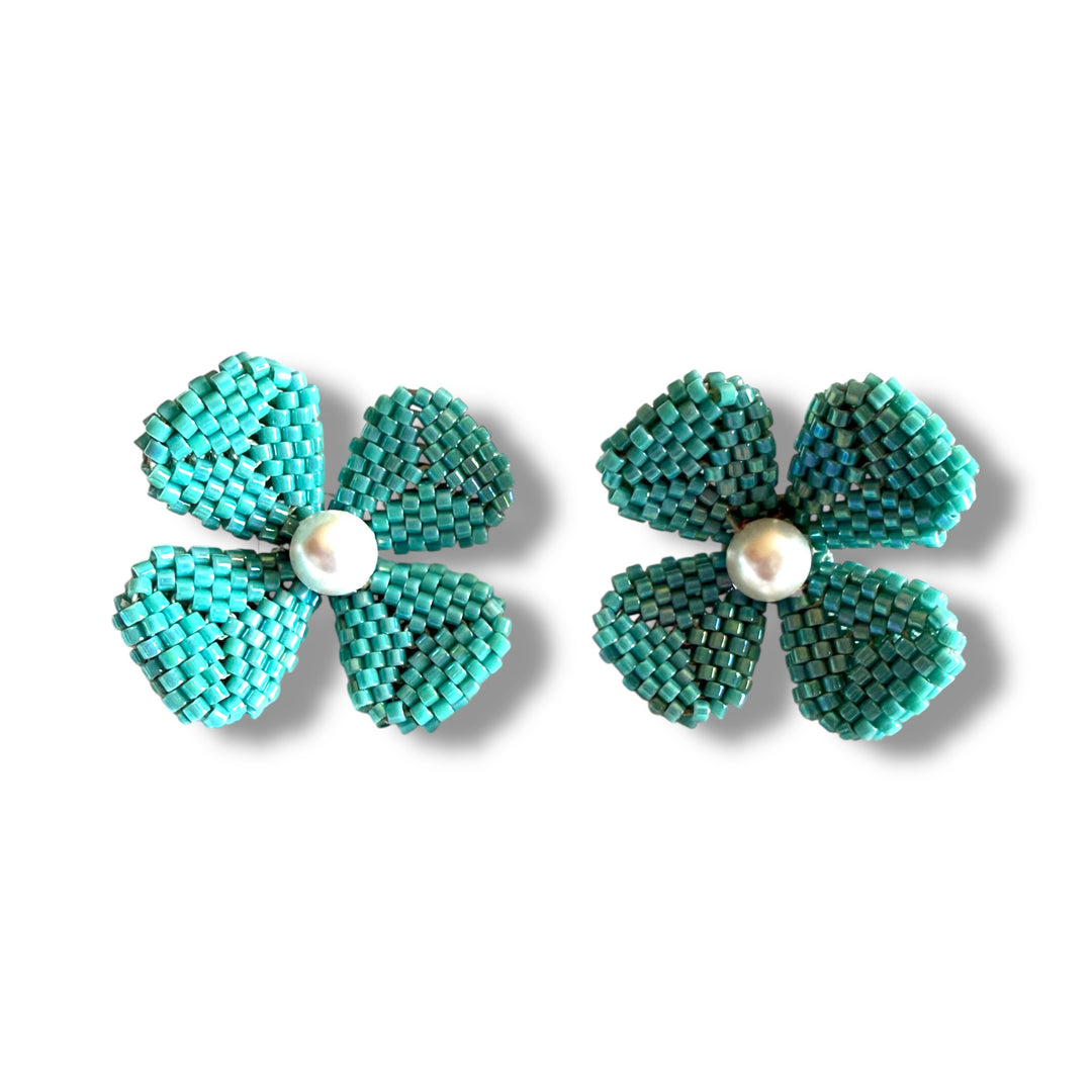 Aretes mini amapolas