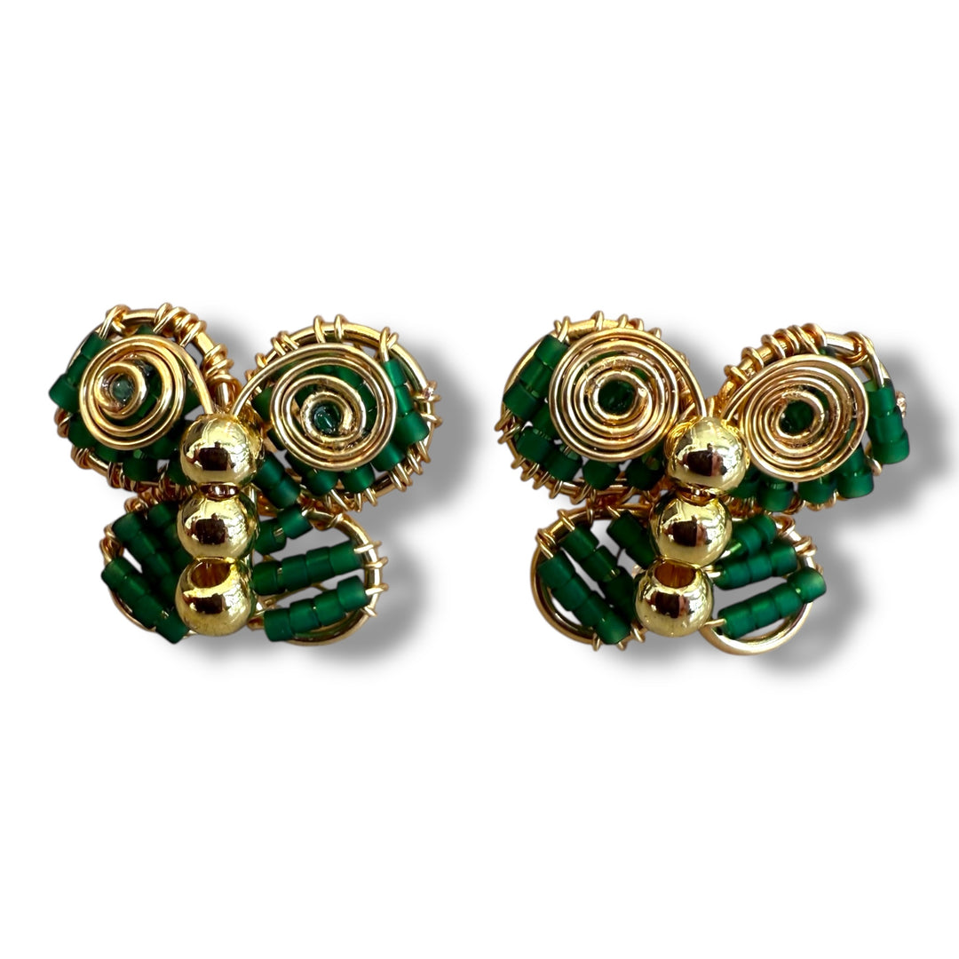 Aretes mini mariposas