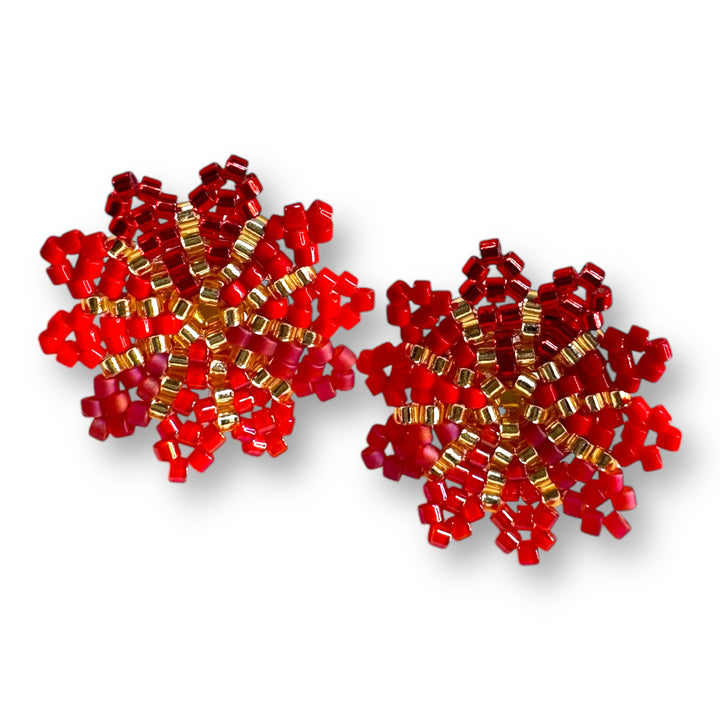 Aretes mini flor de loto