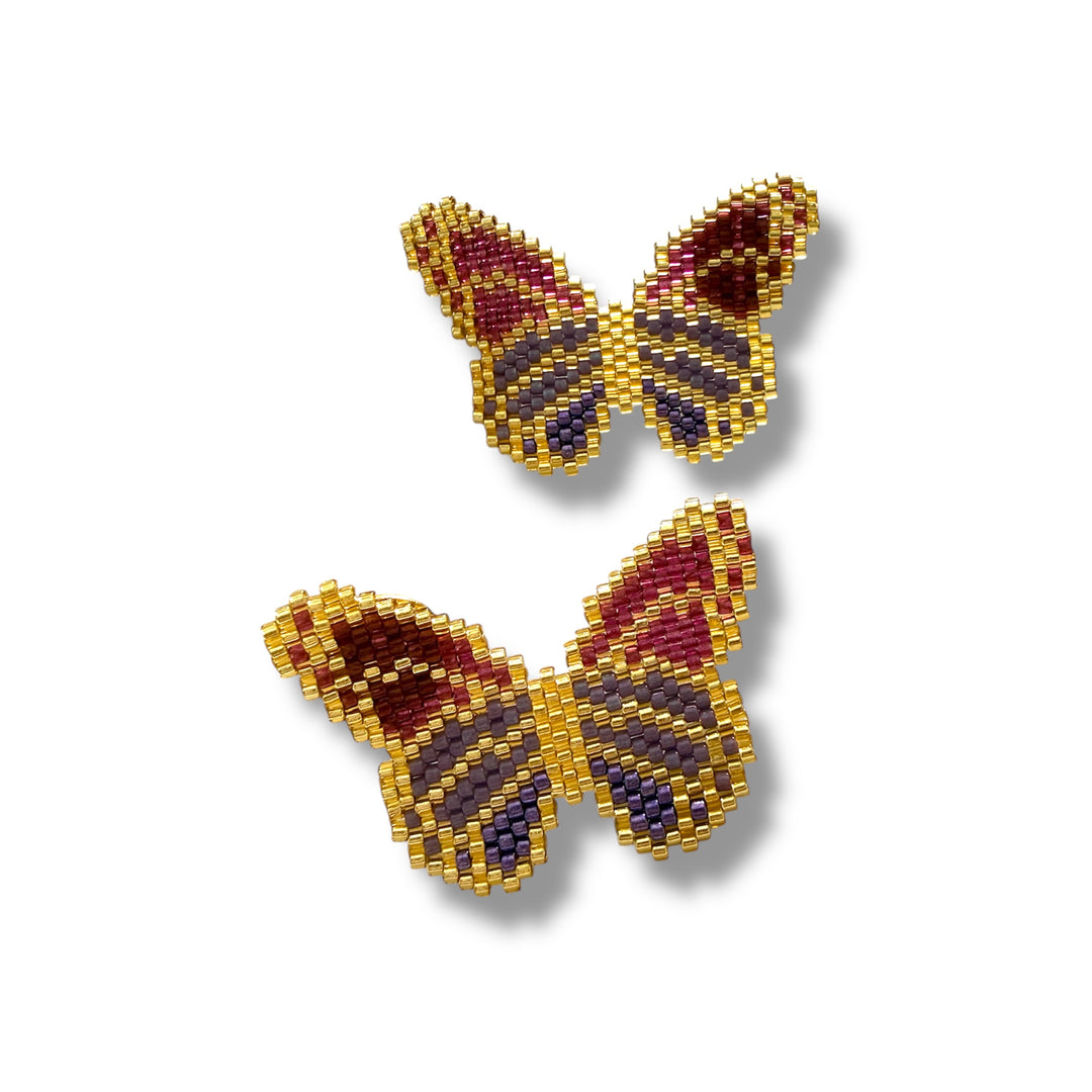 Aretes mariposas medium