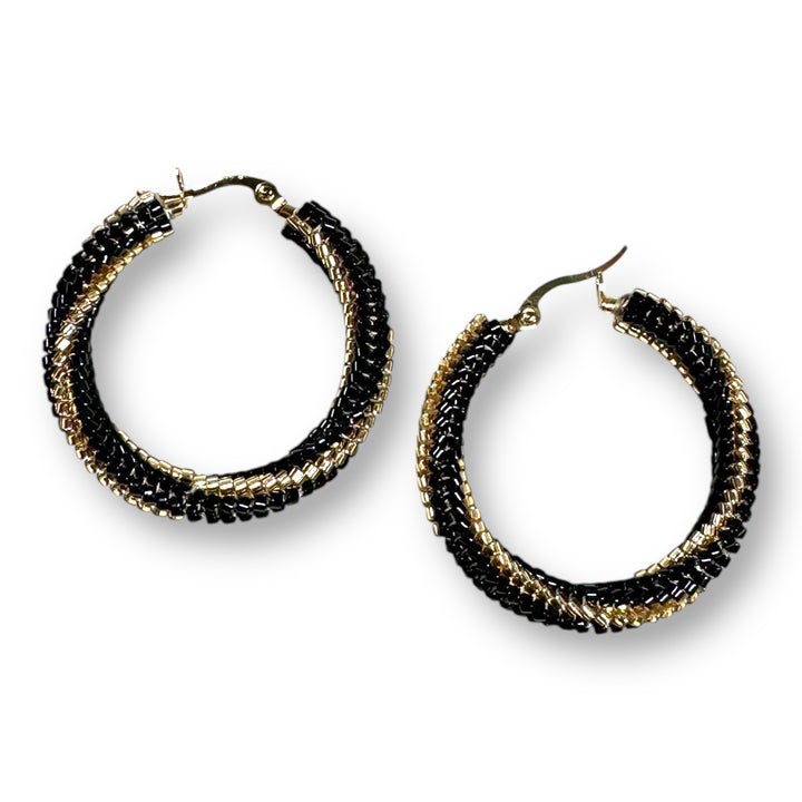 Aretes Hoops Isabela pequeños