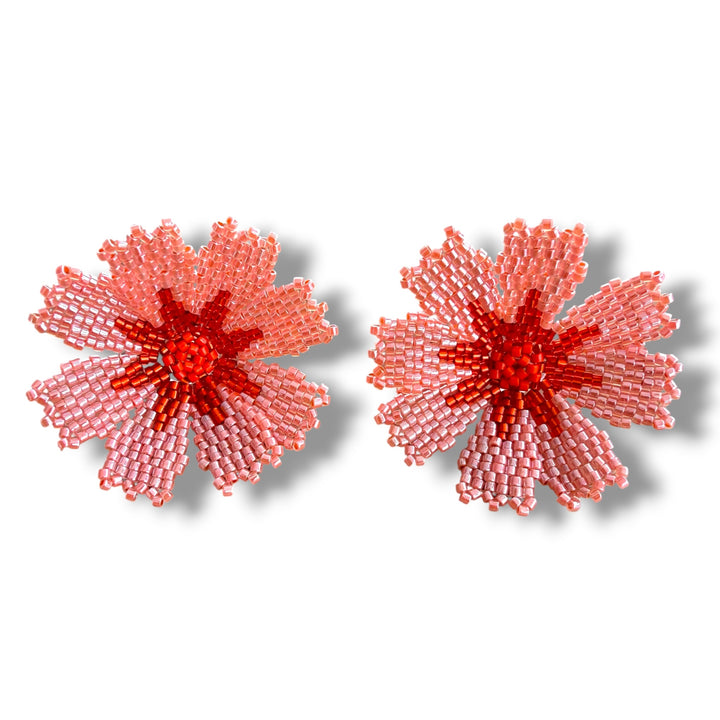 Aretes flor margarita
