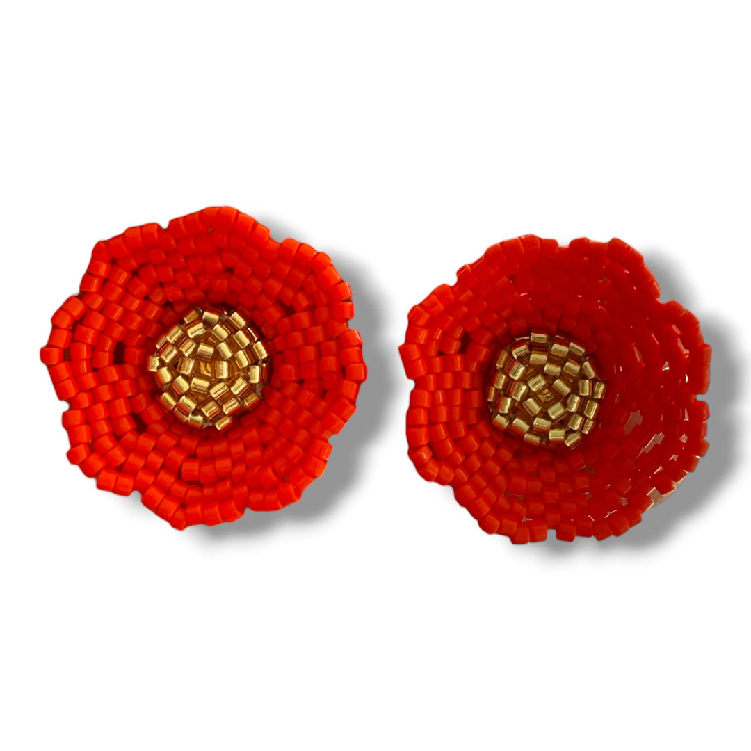Aretes mini flor