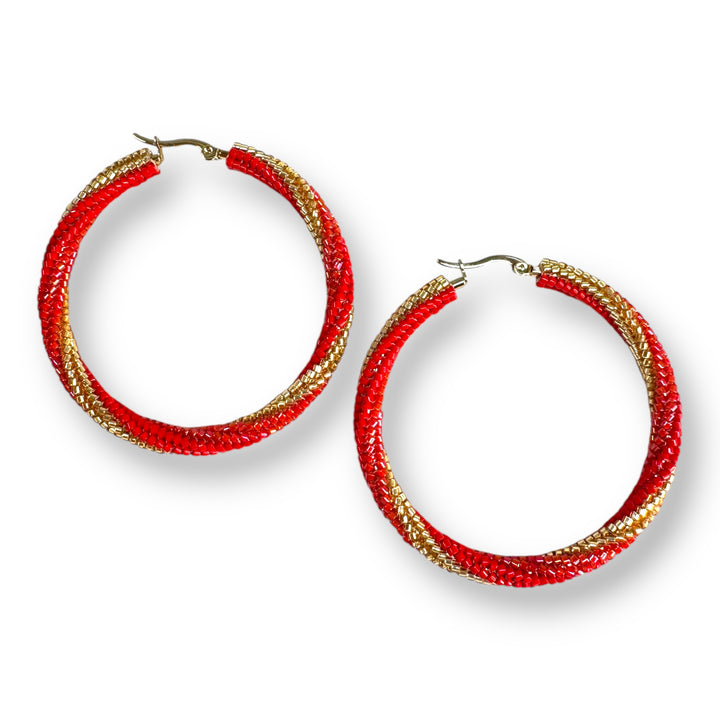 Aretes hoops Isabela grandes