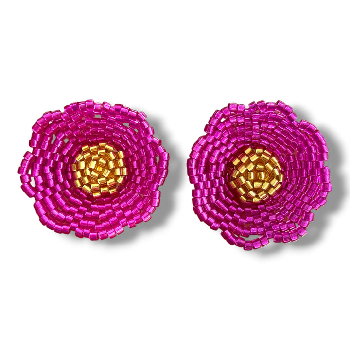 Aretes mini flor