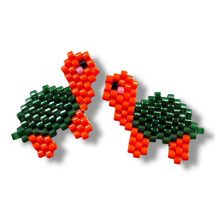 Aretes princesas de tortugas