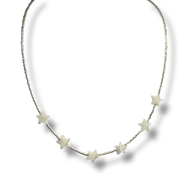 Cadena choker de nácar