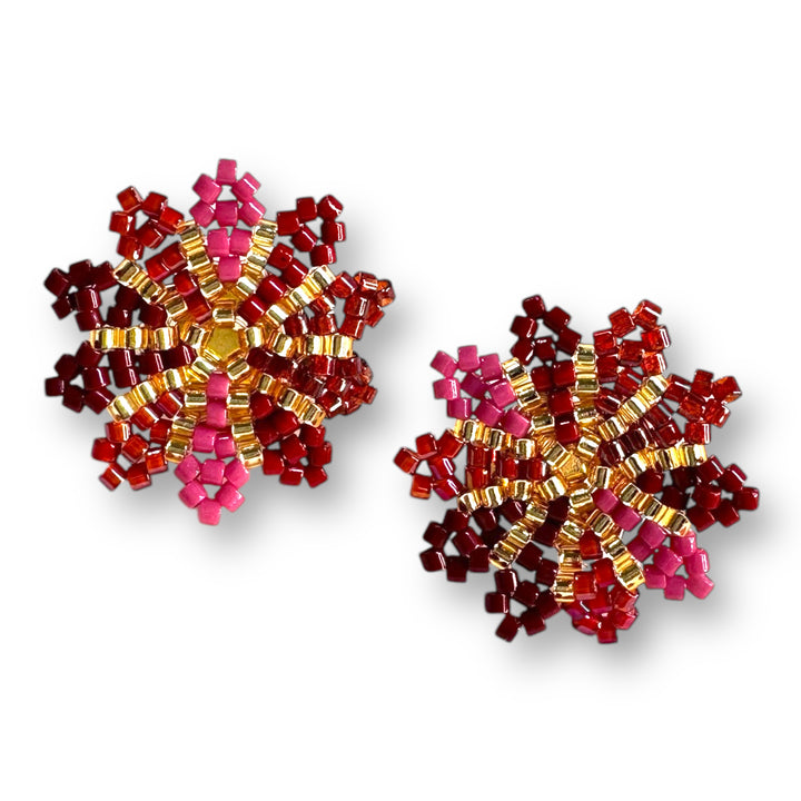 Aretes mini flor de loto