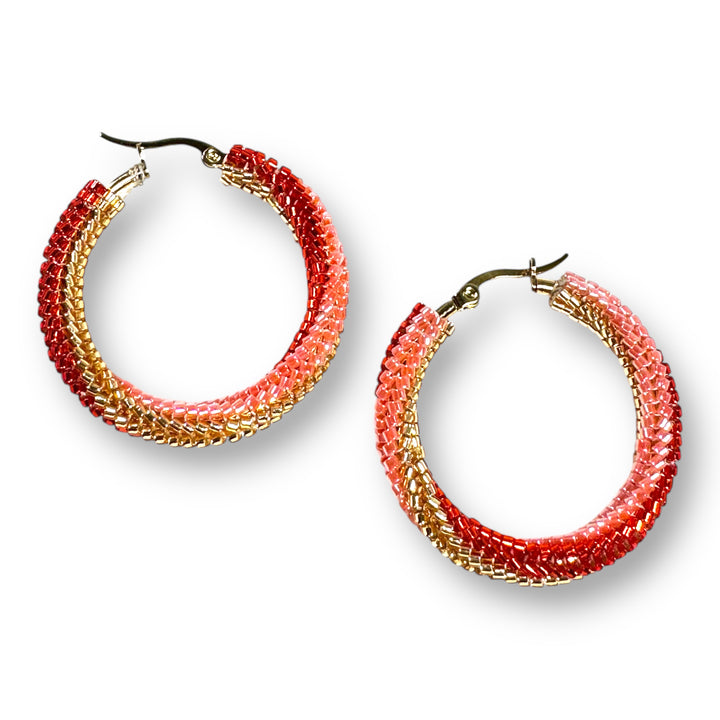 Aretes Hoops Isabela pequeños