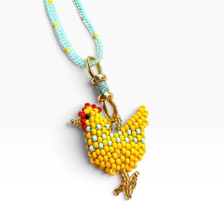 Collar gallinita amarilla