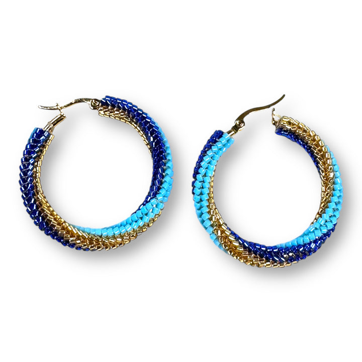 Aretes Hoops Isabela pequeños